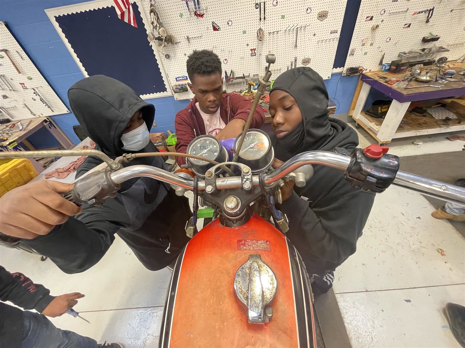 motorcycle building
